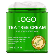 Private Custom Moisturizing Dry Tea Tree Oil Face Cream for Acne Prone Skin Care